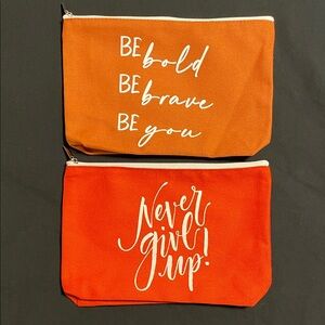 🍁 Inspirational Pouches NWOT